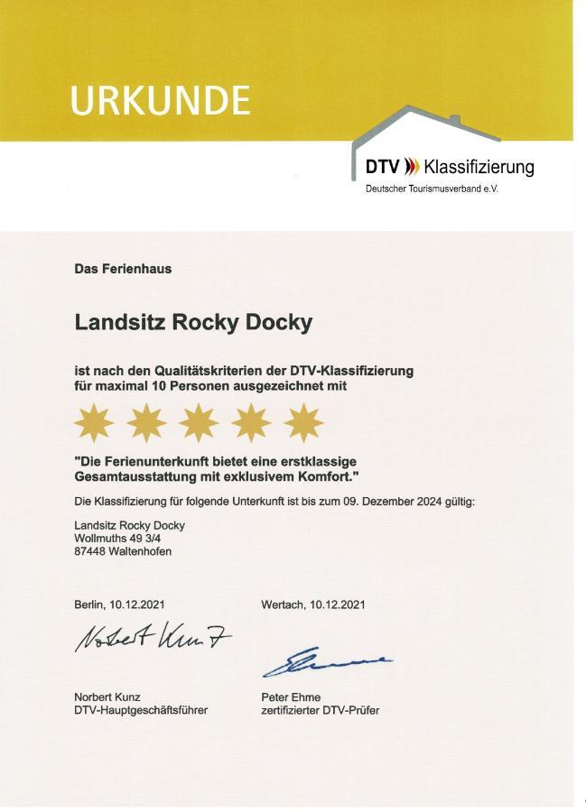 Вилла Landsitz Rocky Docky Niedersonthofen Экстерьер фото